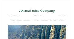 Desktop Screenshot of akamaijuice.com